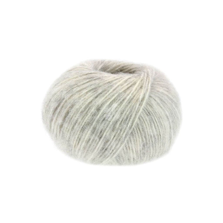 Lana Grossa 2 - Rohweiß/Zartgrau Lana Grossa Natural Alpaca Pelo Lieblingsgarn
