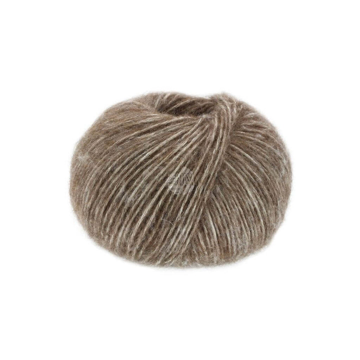 Lana Grossa 8 - Dunkelbraun meliert Lana Grossa Natural Alpaca Pelo Lieblingsgarn