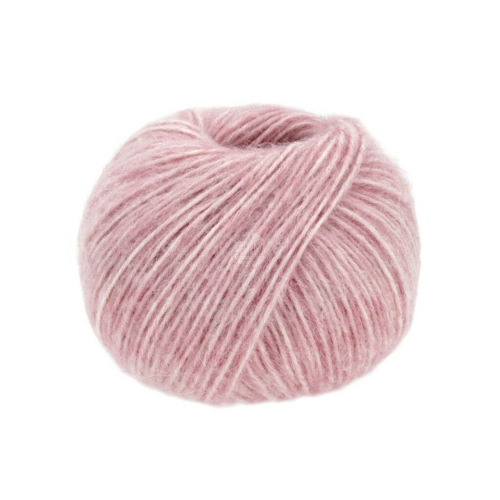 Lana Grossa 15 - Rosa meliert Lana Grossa Natural Alpaca Pelo Lieblingsgarn