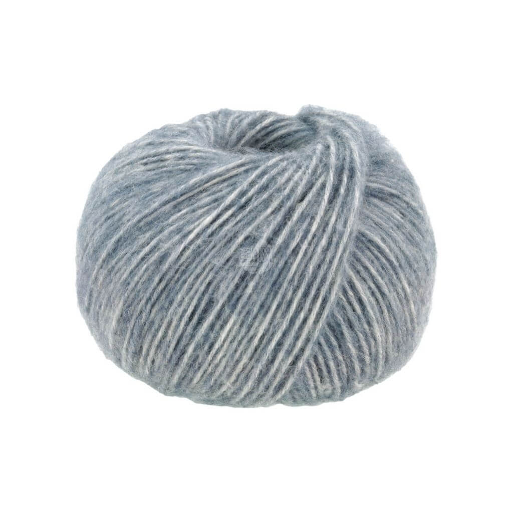Lana Grossa 17 - Graublau meliert Lana Grossa Natural Alpaca Pelo Lieblingsgarn