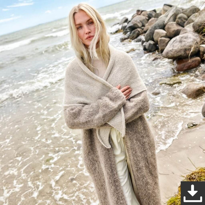 Lana Grossa Pattern Elegantes Dreieckstuch Strickset - Lana Grossa (PDF) bei bei bei bei bei bei bei bei Lieblingsgarn