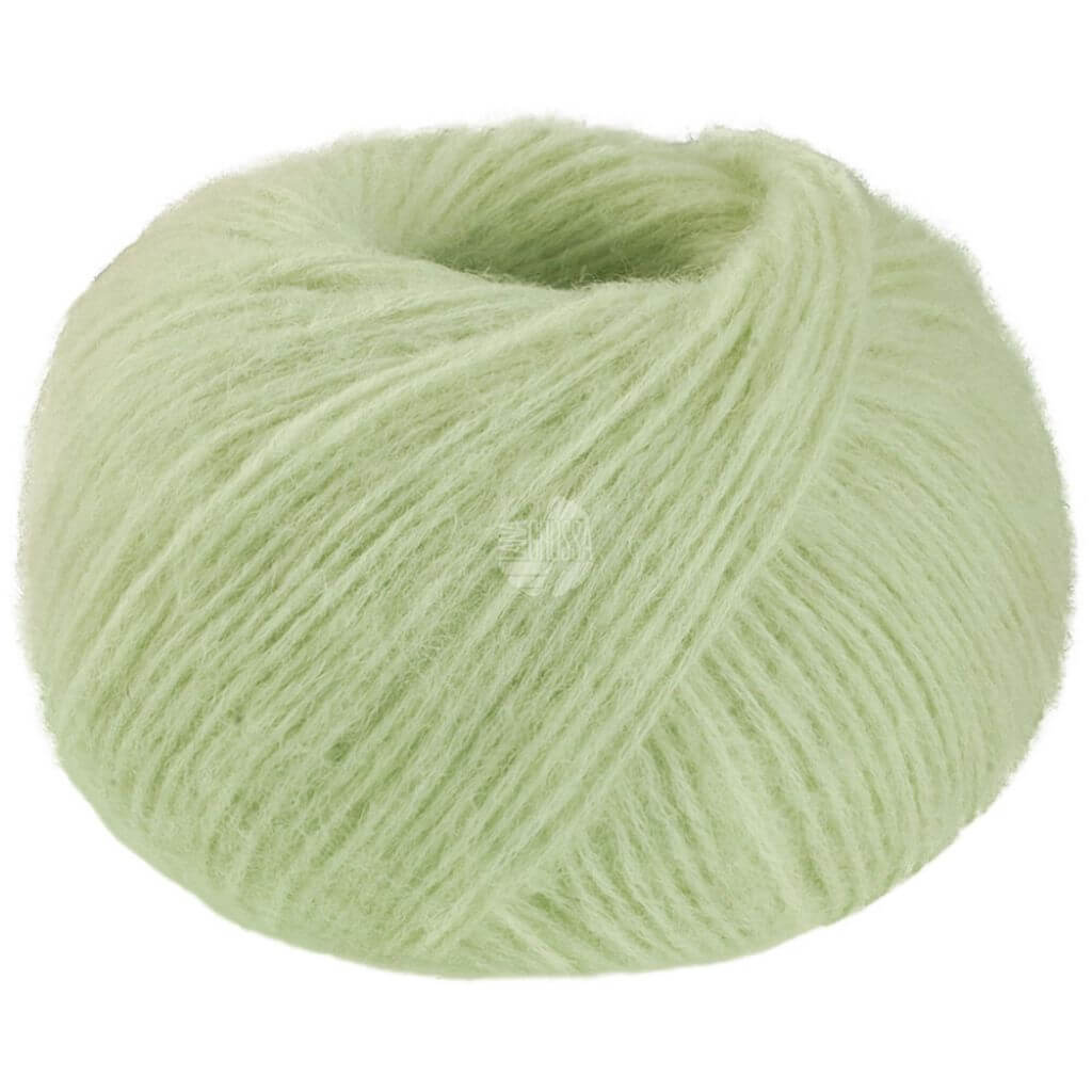 Lana Grossa Nebbia, Farbe 9 Weißgrün – Alpaka und Merino bei Lieblingsgarn