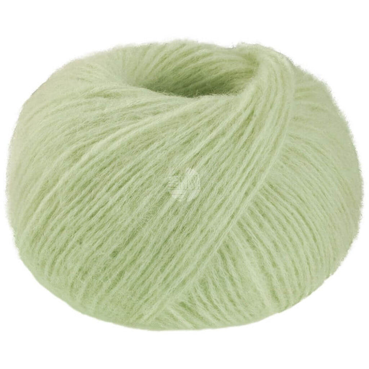 Lana Grossa Nebbia, Farbe 9 Weißgrün – Alpaka und Merino bei Lieblingsgarn