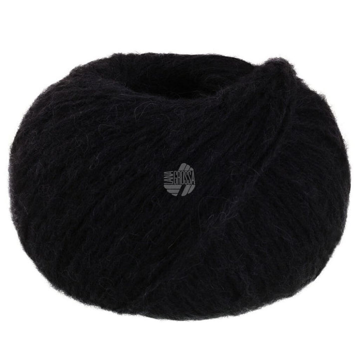 Lana Grossa Nebbia, Farbe 16 Schwarz – Alpaka und Merino bei Lieblingsgarn