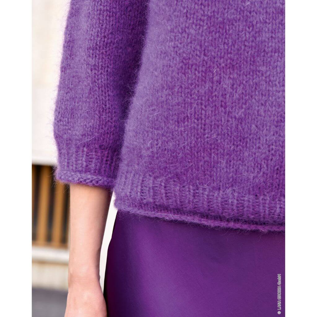 Lana Grossa Pattern Pullover mit Rundpasse Top Down Strickanleitung - Lana Grossa (Heft) bei bei bei bei bei Lieblingsgarn