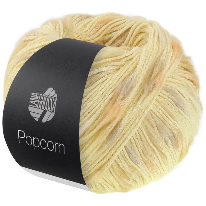 Lana Grossa Popcorn, Farbe 1 Vanille/Beige/Gelb/Orange – Baumwolle bei Lieblingsgarn