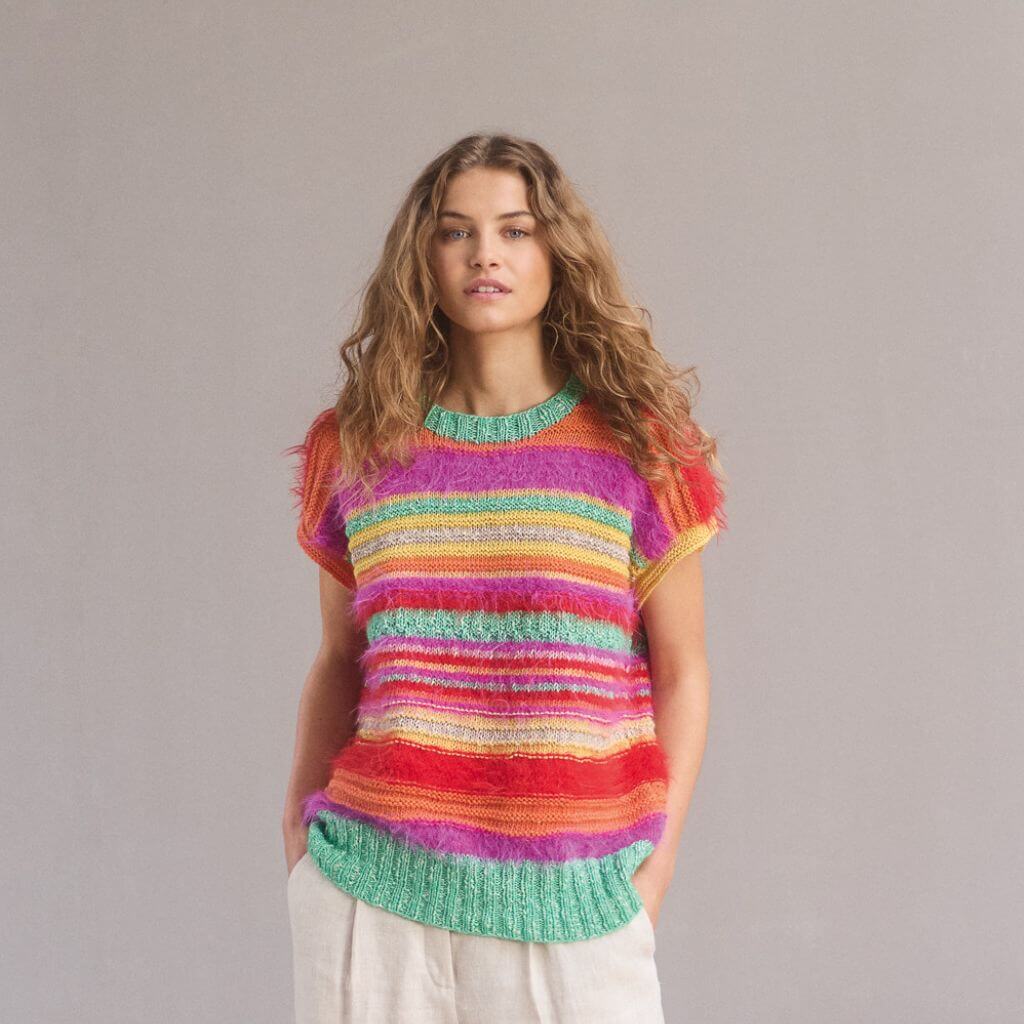Lana Grossa Pattern Pullunder gestreift Strickanleitung - Lana Grossa (Heft) bei bei bei bei Lieblingsgarn