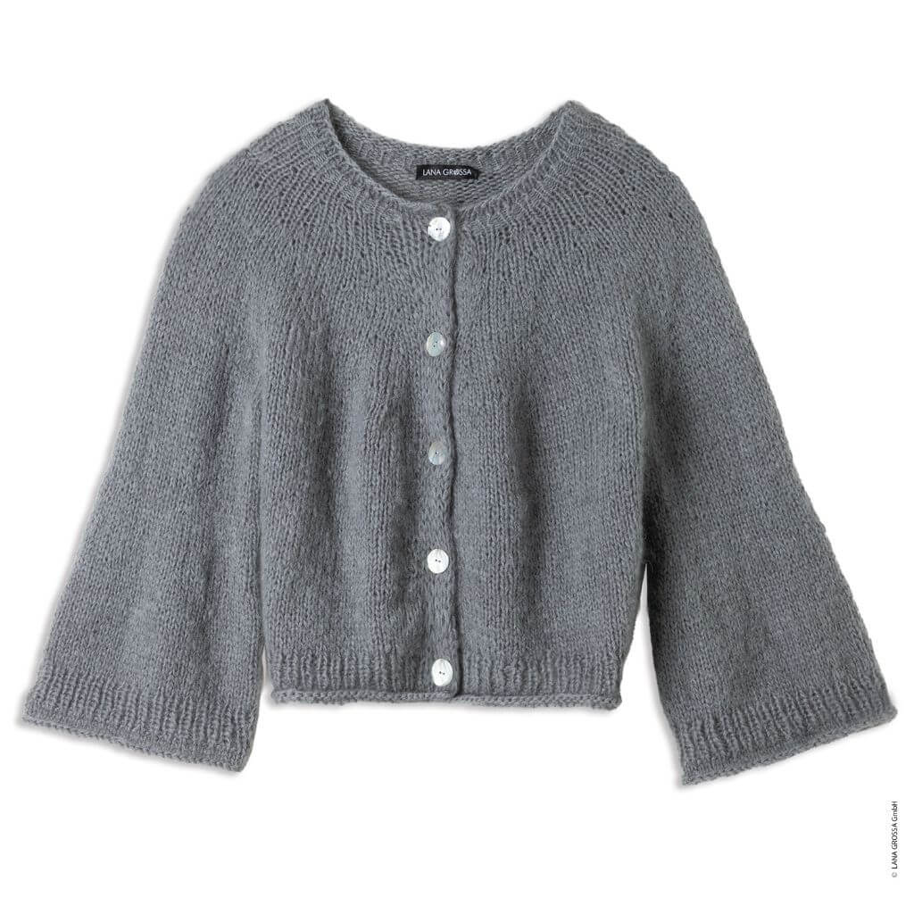 Lana Grossa Rundpassen-Jacke Top-Down Strickanleitung - Lana Grossa (Heft) bei bei bei bei Lieblingsgarn