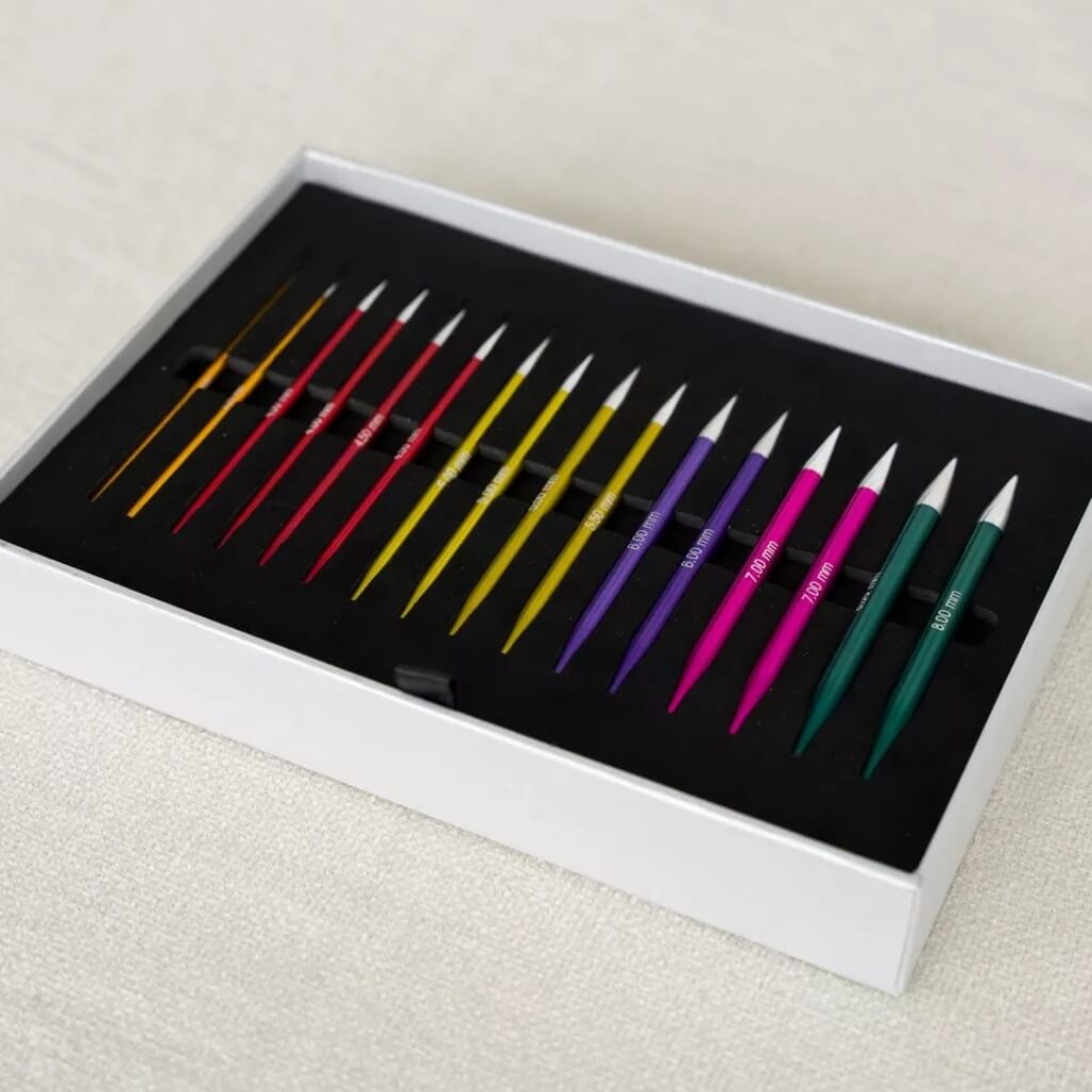 Lana Grossa Rundstricknadel-Set Rainbow Alu bei bei bei bei bei bei bei bei Lieblingsgarn