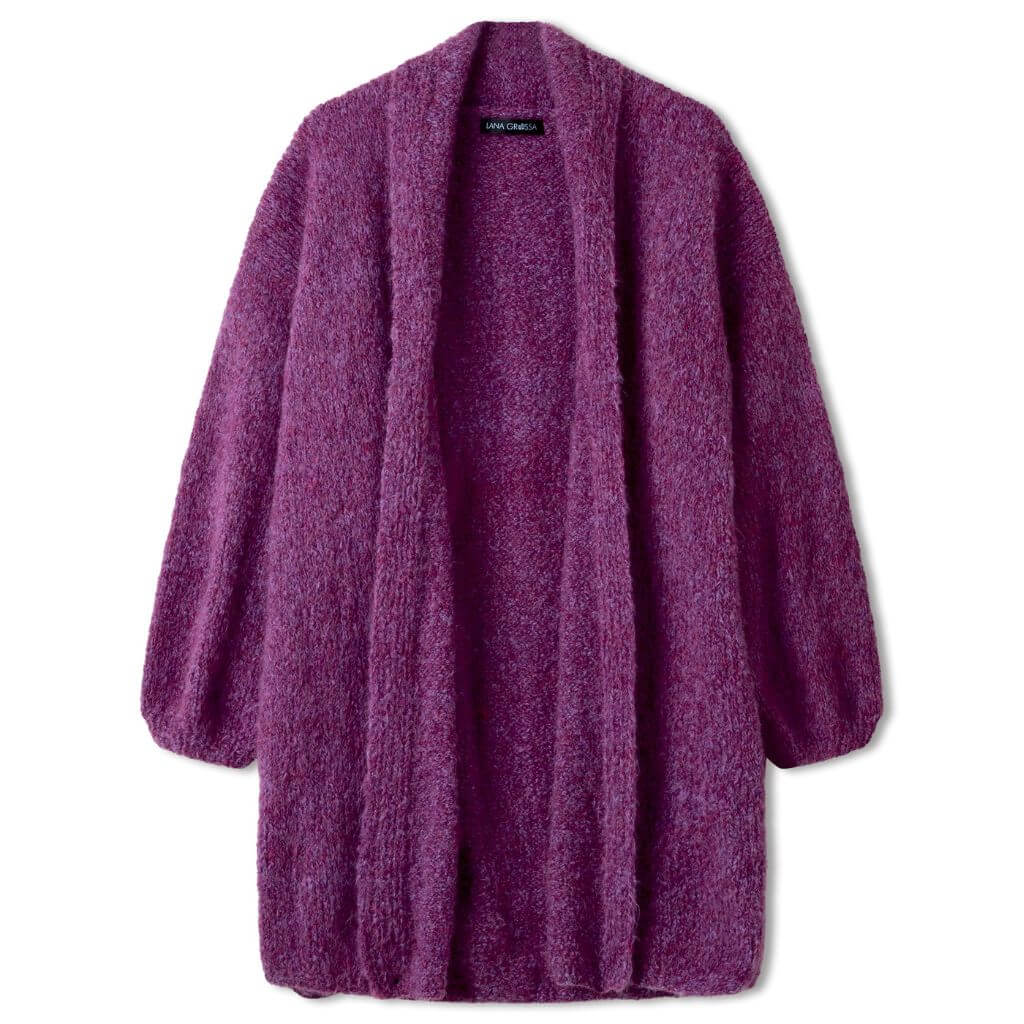 Lana Grossa Pattern Schalkragen-Cardigan Strickanleitung - Lana Grossa (Heft) bei bei bei bei bei bei bei bei Lieblingsgarn