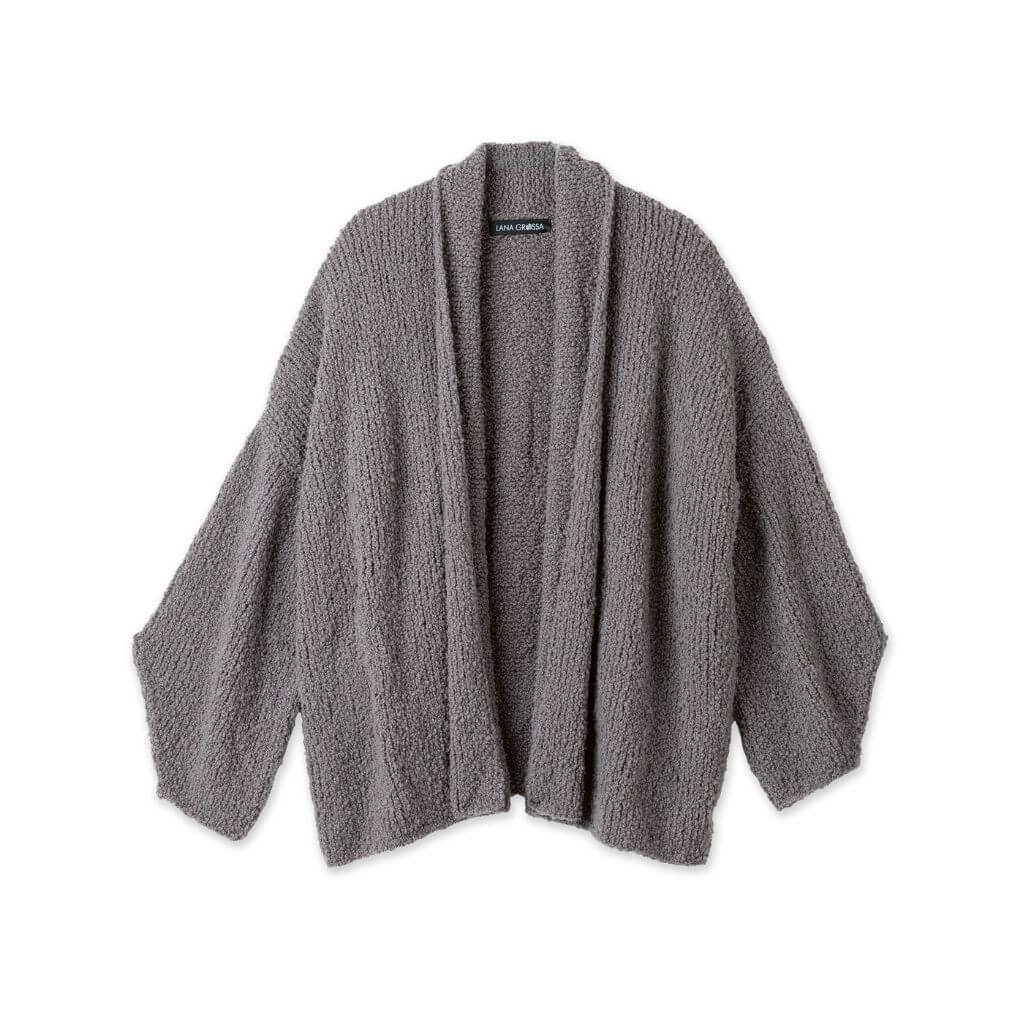 Lana Grossa Pattern Schalkragen-Cardigan Top-Down Strickanleitung - Lana Grossa (Heft) bei bei bei bei bei bei Lieblingsgarn