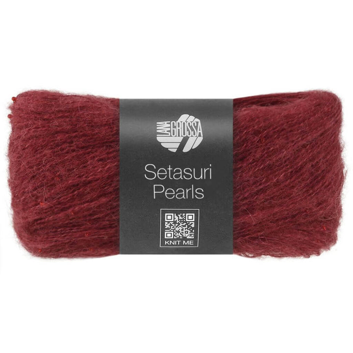 Lana Grossa 205 - Bordeaux Lana Grossa Setasuri Pearls Lieblingsgarn