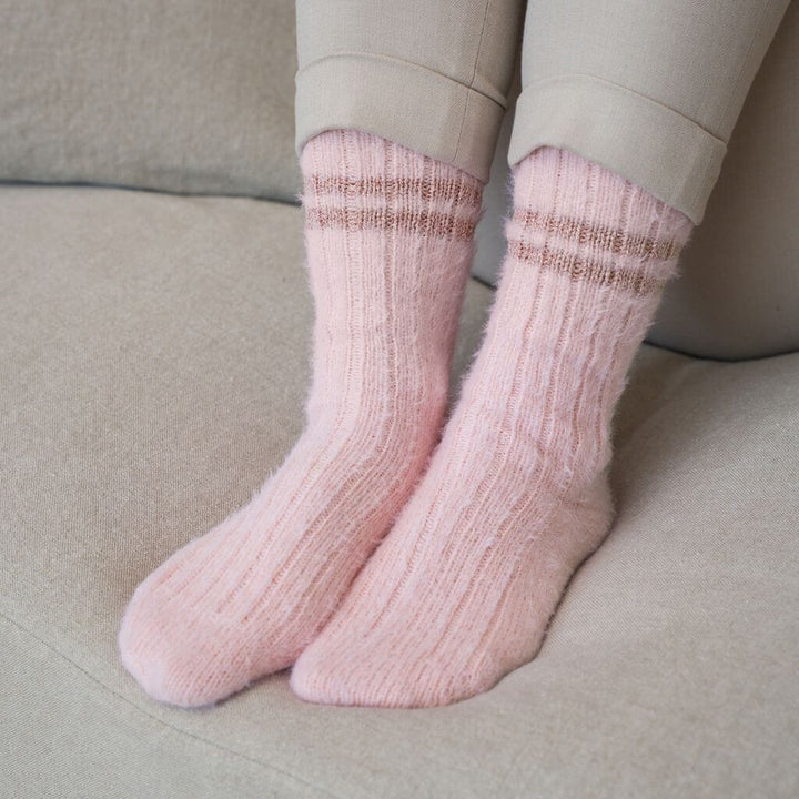 Lana Grossa Pattern Socken mit Glitzerstreifen Strickanleitung - Lana Grossa (Heft) bei bei bei bei Lieblingsgarn