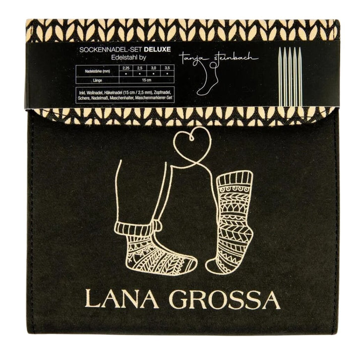 Lana Grossa Sockennadel-Set Deluxe Edelstahl bei bei bei bei Lieblingsgarn