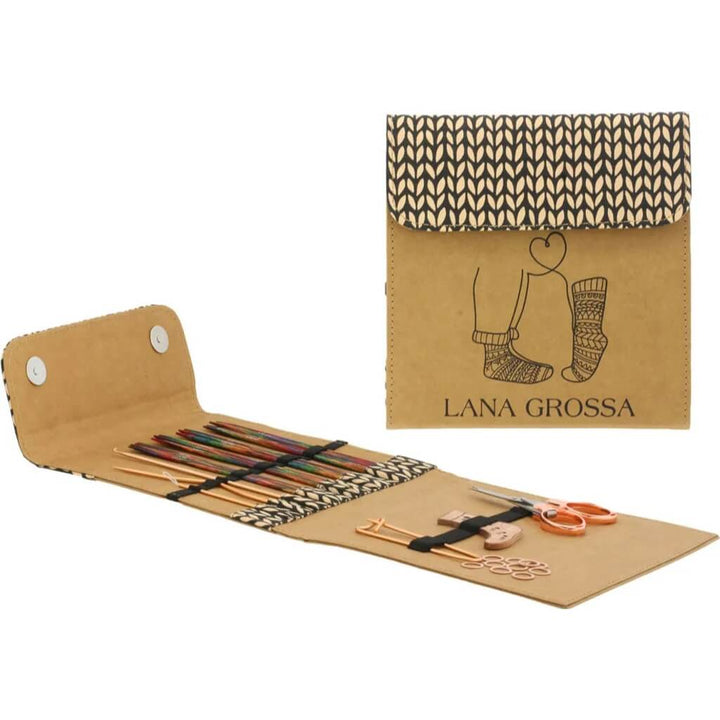 Lana Grossa Sockennadel-Set Deluxe Holz bei bei bei bei Lieblingsgarn