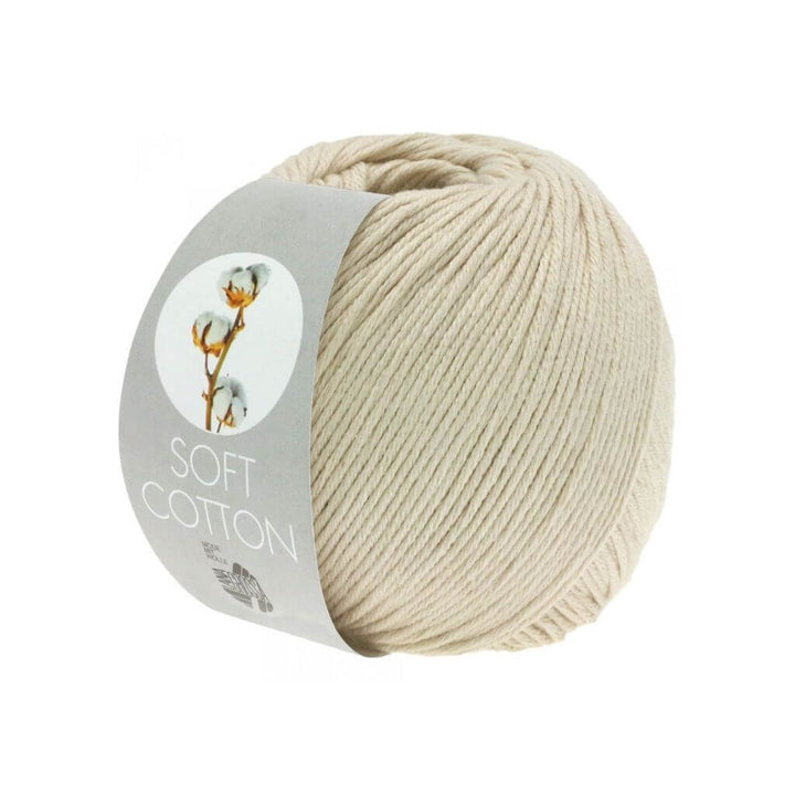 Lana Grossa Soft Cotton 50 g, Farbe 3 Grège – Acryl und Baumwolle bei Lieblingsgarn