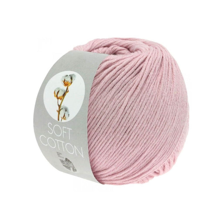 Lana Grossa Soft Cotton 50 g, Farbe 6 Rosa – Acryl und Baumwolle bei Lieblingsgarn