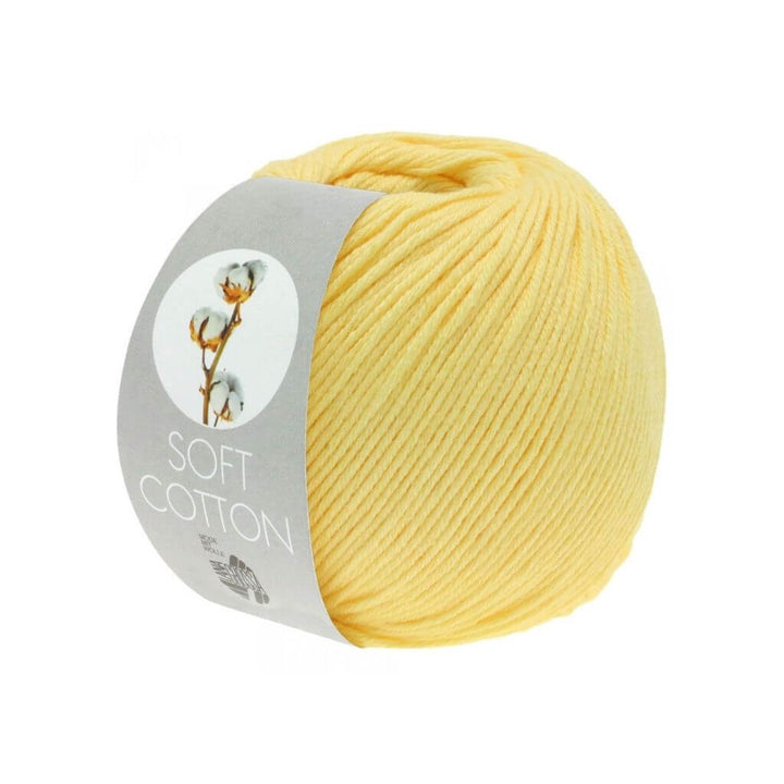 Lana Grossa Soft Cotton 50 g, Farbe 11 Gelb – Acryl und Baumwolle bei Lieblingsgarn