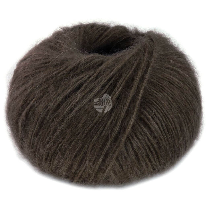 Lana Grossa Superkid Seta - 25 g, Farbe 26 Graubraun – Mohair und Seide bei Lieblingsgarn