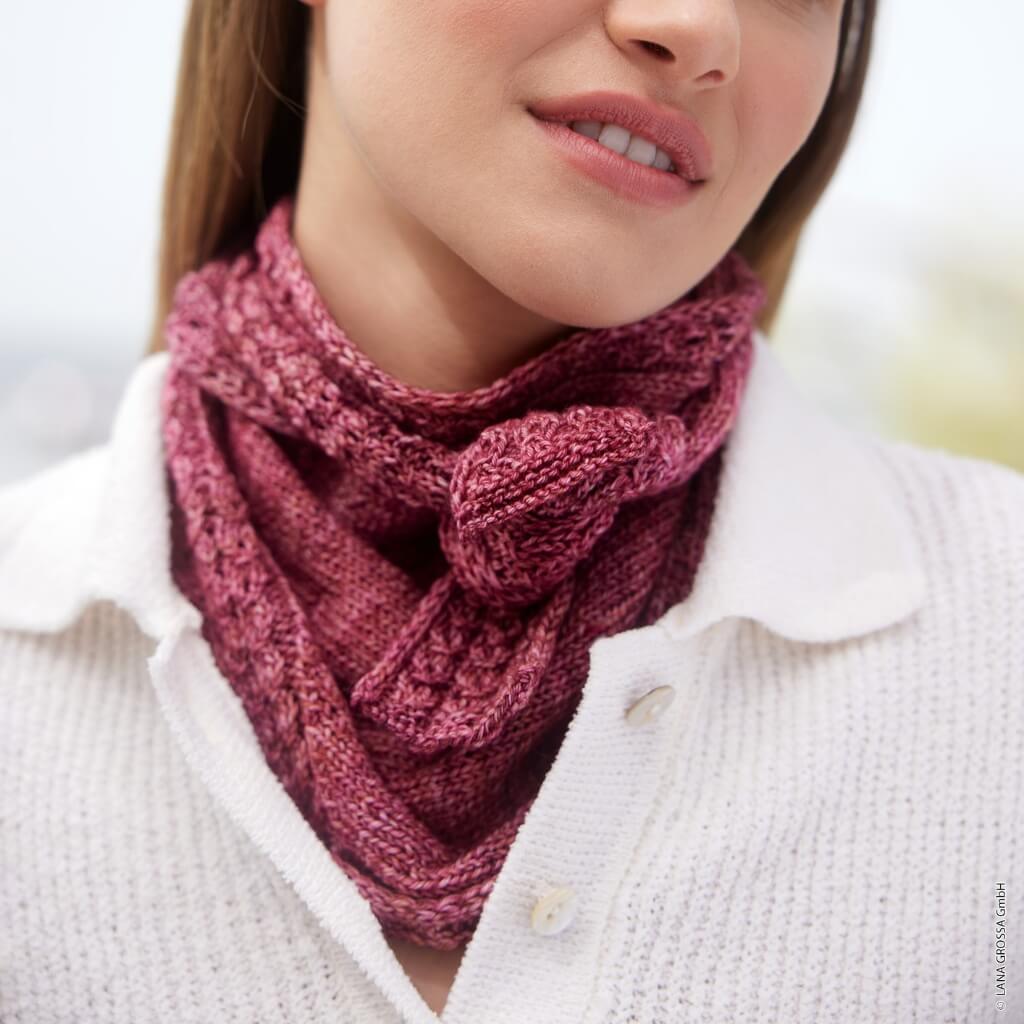 Lana Grossa Vintage Halstuch Strickanleitung - Lana Grossa (Heft) bei bei bei bei Lieblingsgarn