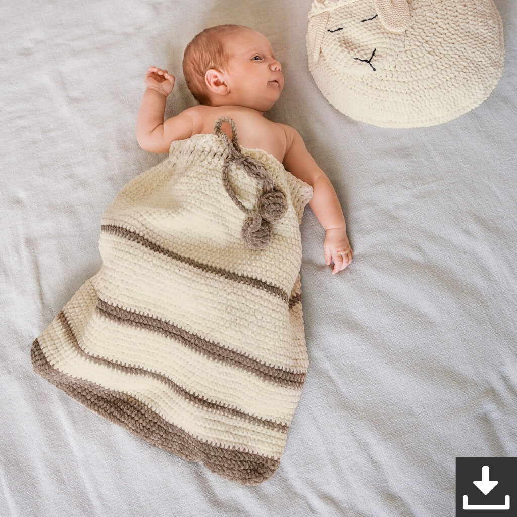 Lana Grossa Pattern Strampelsäckchen Häkelset - Lana Grossa (PDF) bei bei bei bei Lieblingsgarn