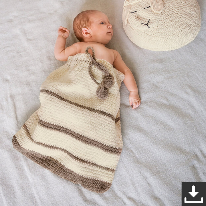 Lana Grossa Pattern Strampelsäckchen Häkelset - Lana Grossa (PDF) bei bei bei bei Lieblingsgarn