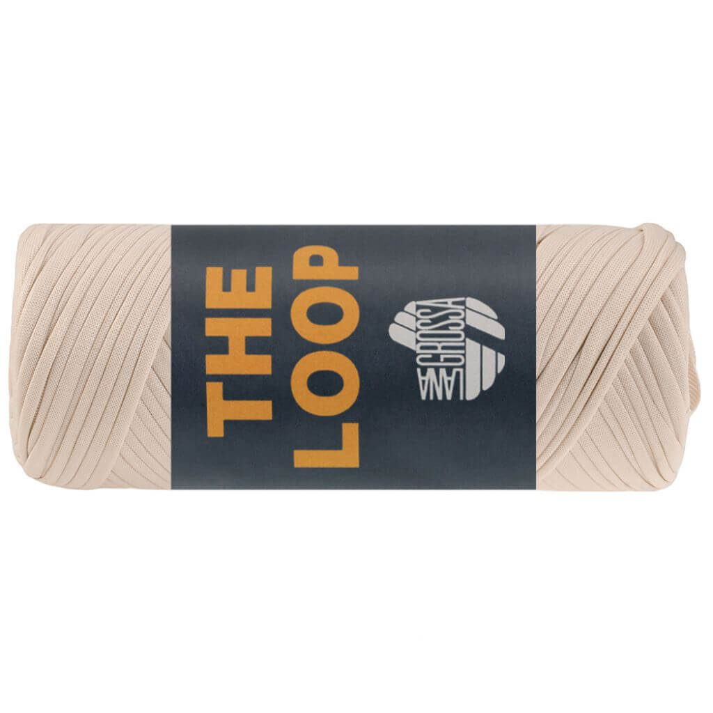Lana Grossa The Loop, Farbe 2 Beige – Synthetik bei Lieblingsgarn