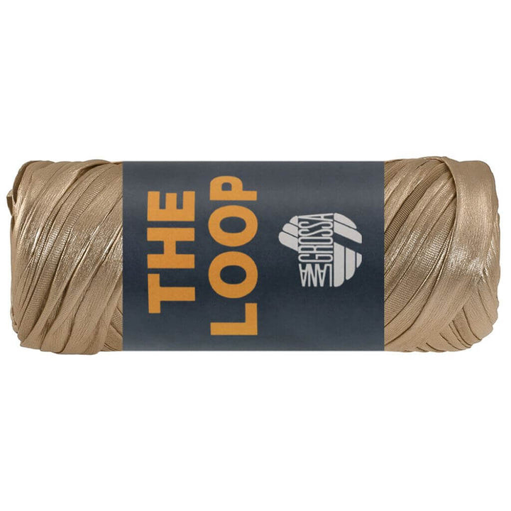 Lana Grossa The Loop, Farbe 4 Goldbraun – Synthetik bei Lieblingsgarn