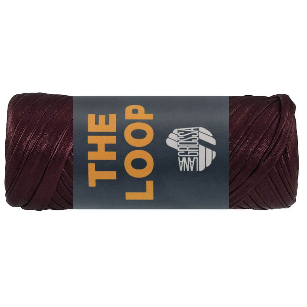 Lana Grossa The Loop, Farbe 9 Burgund – Synthetik bei Lieblingsgarn