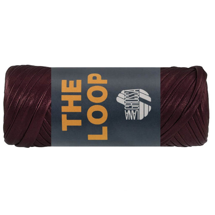 Lana Grossa The Loop, Farbe 9 Burgund – Synthetik bei Lieblingsgarn