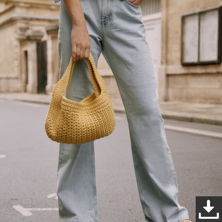 Lana Grossa Pattern Stylische Tasche Häkelset - Lana Grossa (PDF) bei bei bei bei bei bei bei Lieblingsgarn