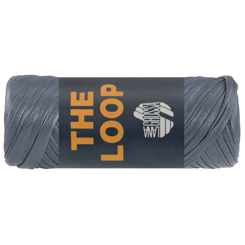 Lana Grossa The Loop, Farbe 11 Graublau – Synthetik bei Lieblingsgarn