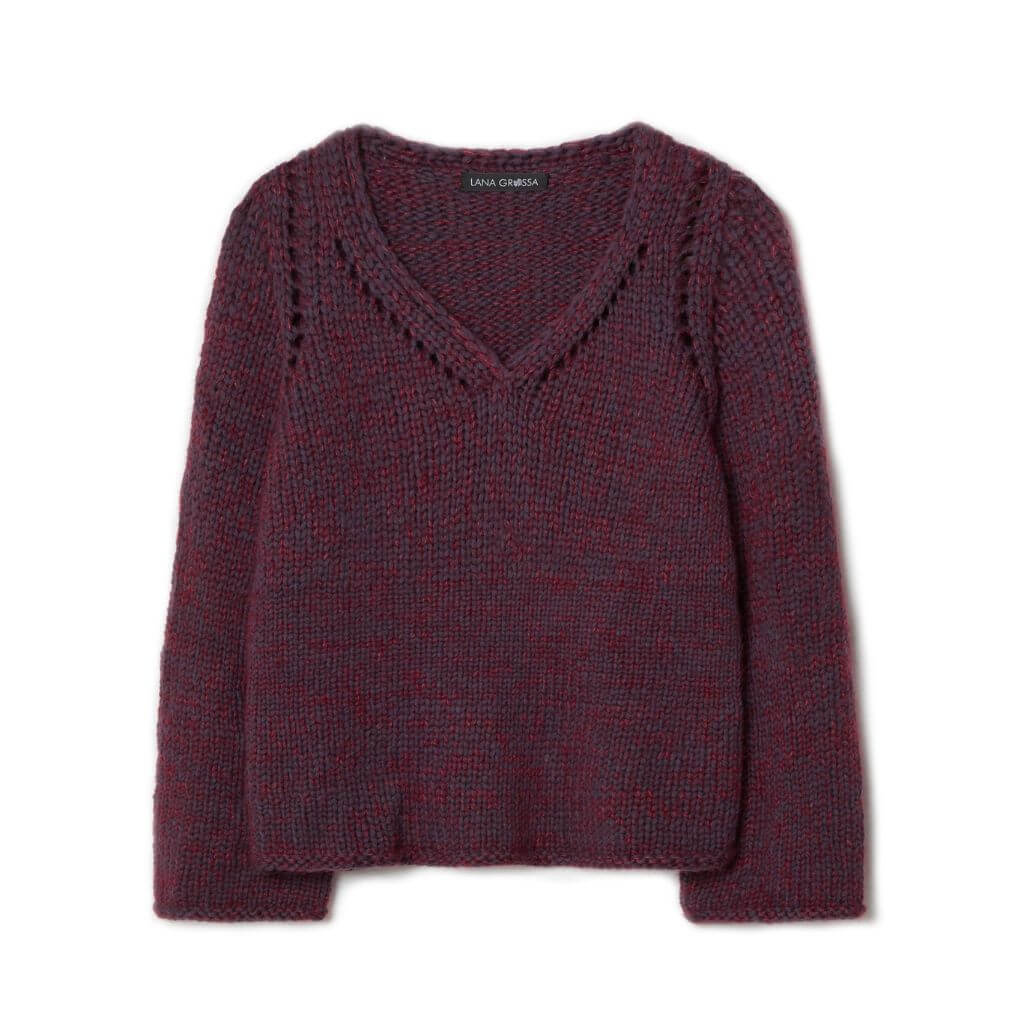 Lana Grossa V-Neck Pullover Strickanleitung - Lana Grossa (Heft) bei bei bei bei bei bei bei bei Lieblingsgarn