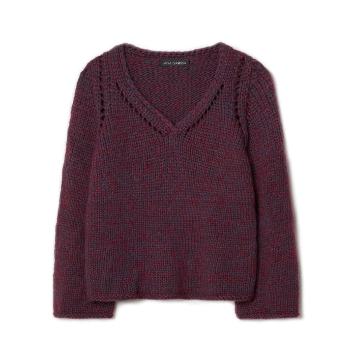 Lana Grossa V-Neck Pullover Strickanleitung - Lana Grossa (Heft) bei bei bei bei bei bei bei bei Lieblingsgarn