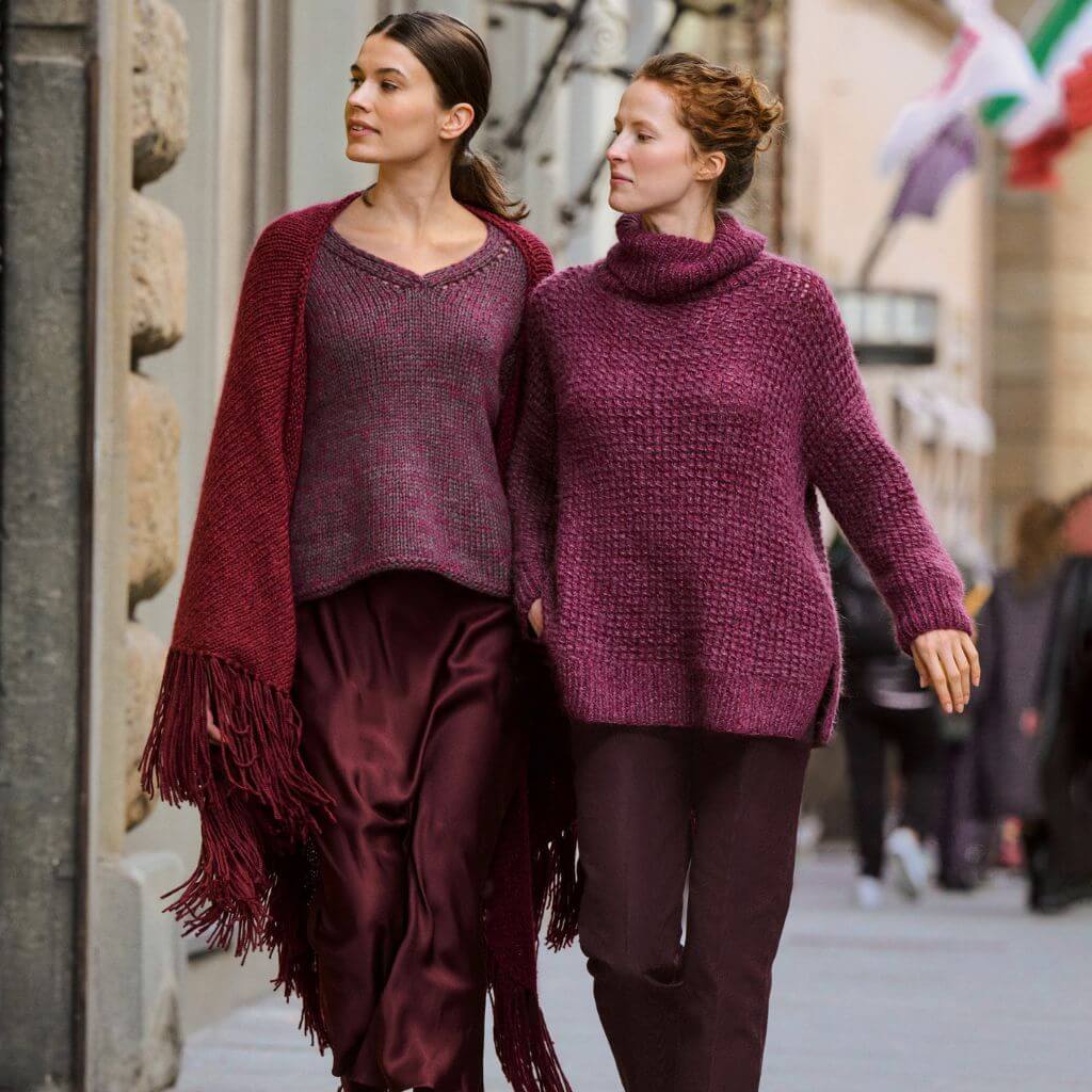 Lana Grossa V-Neck Pullover Strickanleitung - Lana Grossa (Heft) bei bei bei bei bei bei bei bei Lieblingsgarn