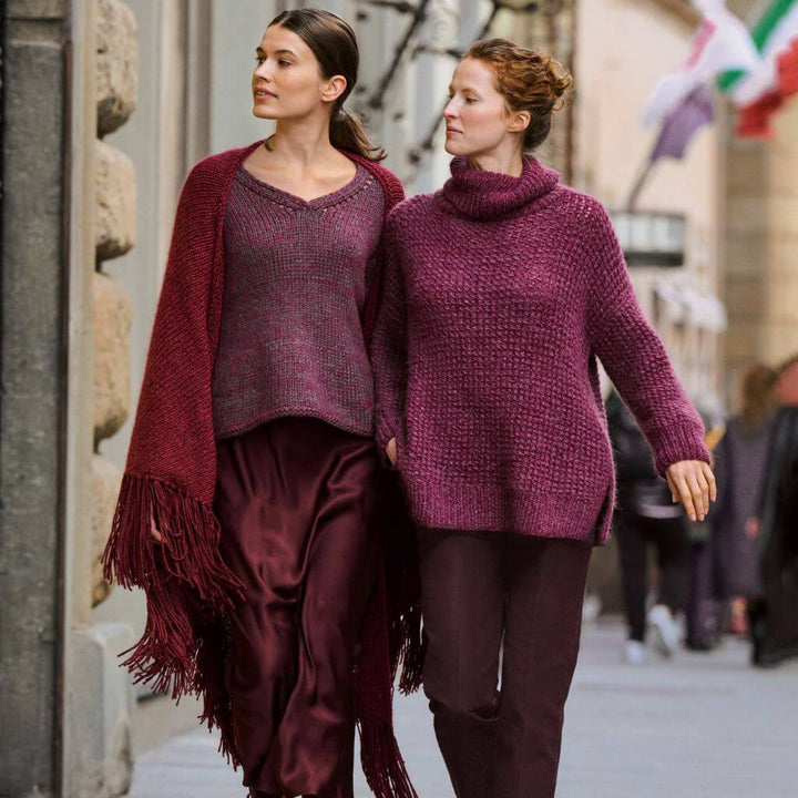 Lana Grossa V-Neck Pullover Strickanleitung - Lana Grossa (Heft) bei bei bei bei bei bei bei bei Lieblingsgarn