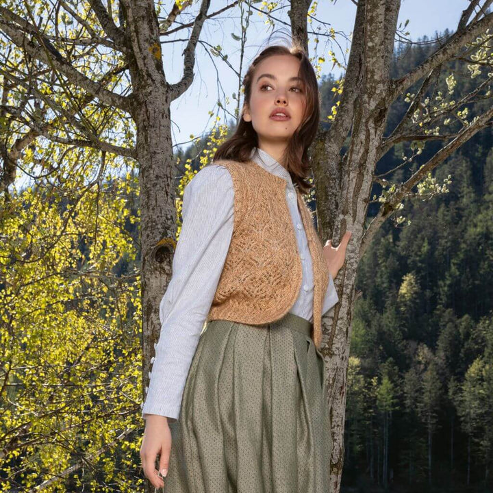 Lana Grossa Pattern Weste Rautenajourmuster Strickanleitung - Lana Grossa (Heft) bei bei bei bei bei bei bei Lieblingsgarn