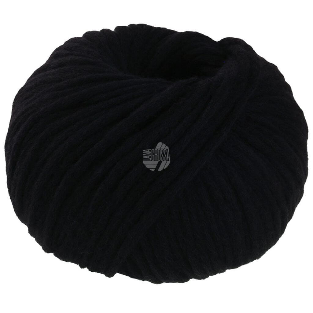 Lana Grossa Winter Softness, Farbe 20 Schwarz – Baumwolle und Merino bei Lieblingsgarn
