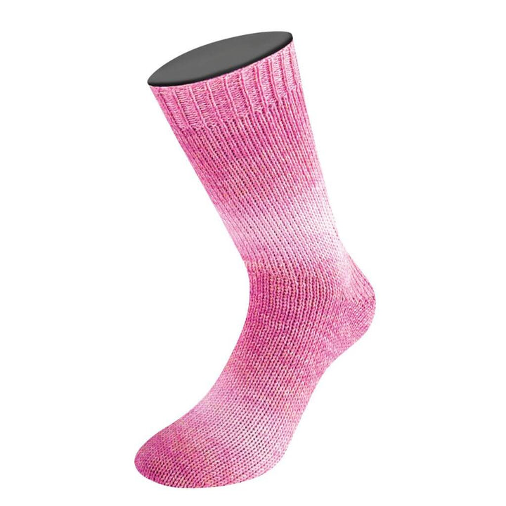 Lana Grossa Woolycell Duo, Farbe 6001 Rosa/Pink/Blassorange – Merino und Tencel bei Lieblingsgarn
