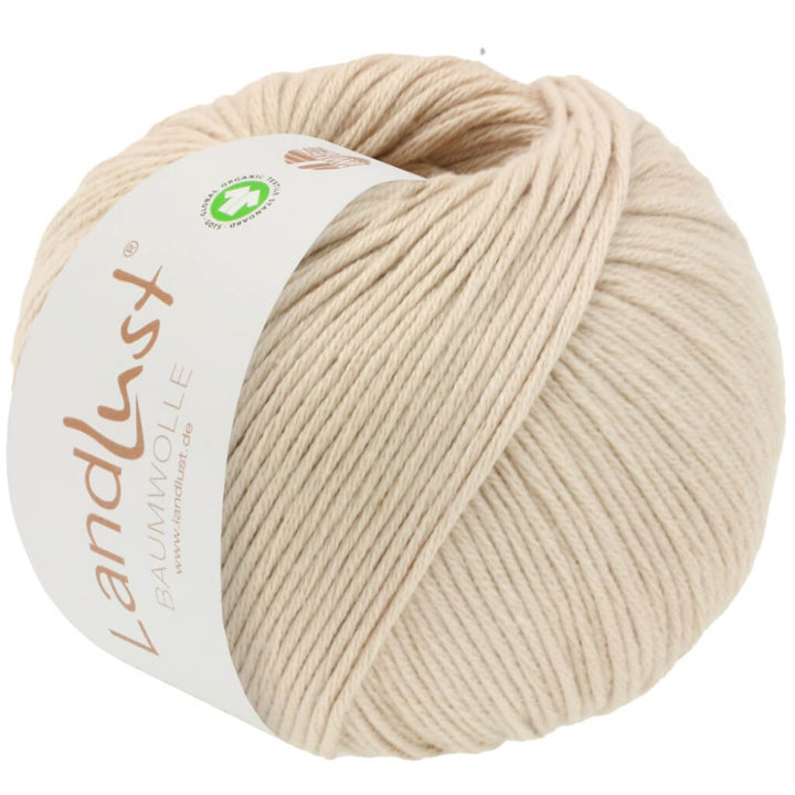 Lana Grossa Landlust Baumwolle GOTS, Farbe 15 Beige – Baumwolle bei Lieblingsgarn