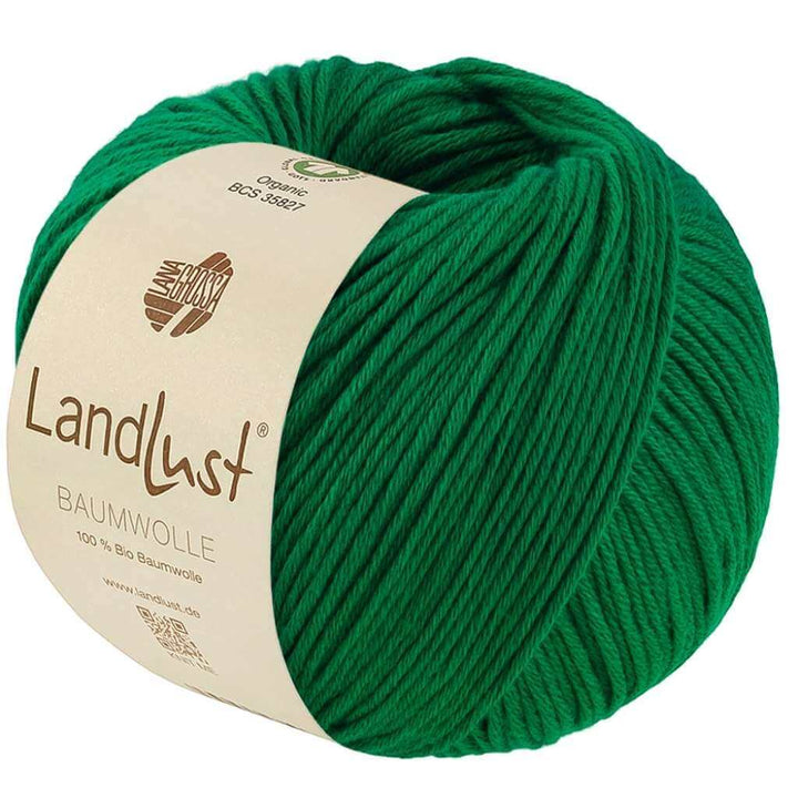Lana Grossa Landlust Baumwolle GOTS, Farbe 40 Grün – Baumwolle bei Lieblingsgarn