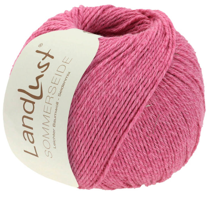 Lana Grossa Landlust Sommerseide, Farbe 33 Pink – Baumwolle, Seide und Wolle bei Lieblingsgarn