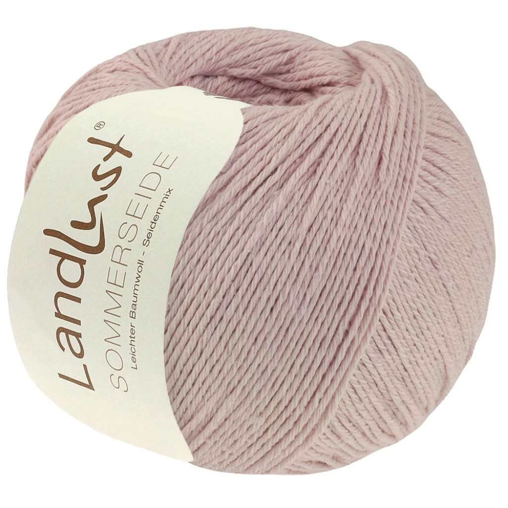 Lana Grossa Landlust Sommerseide, Farbe 65 Pastellrosa – Baumwolle, Seide und Wolle bei Lieblingsgarn