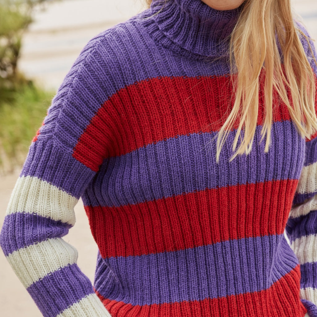 Lana Grossa Pattern Damen Rollkragenpullover Strickanleitung - Lana Grossa (PDF) bei bei bei bei bei bei Lieblingsgarn