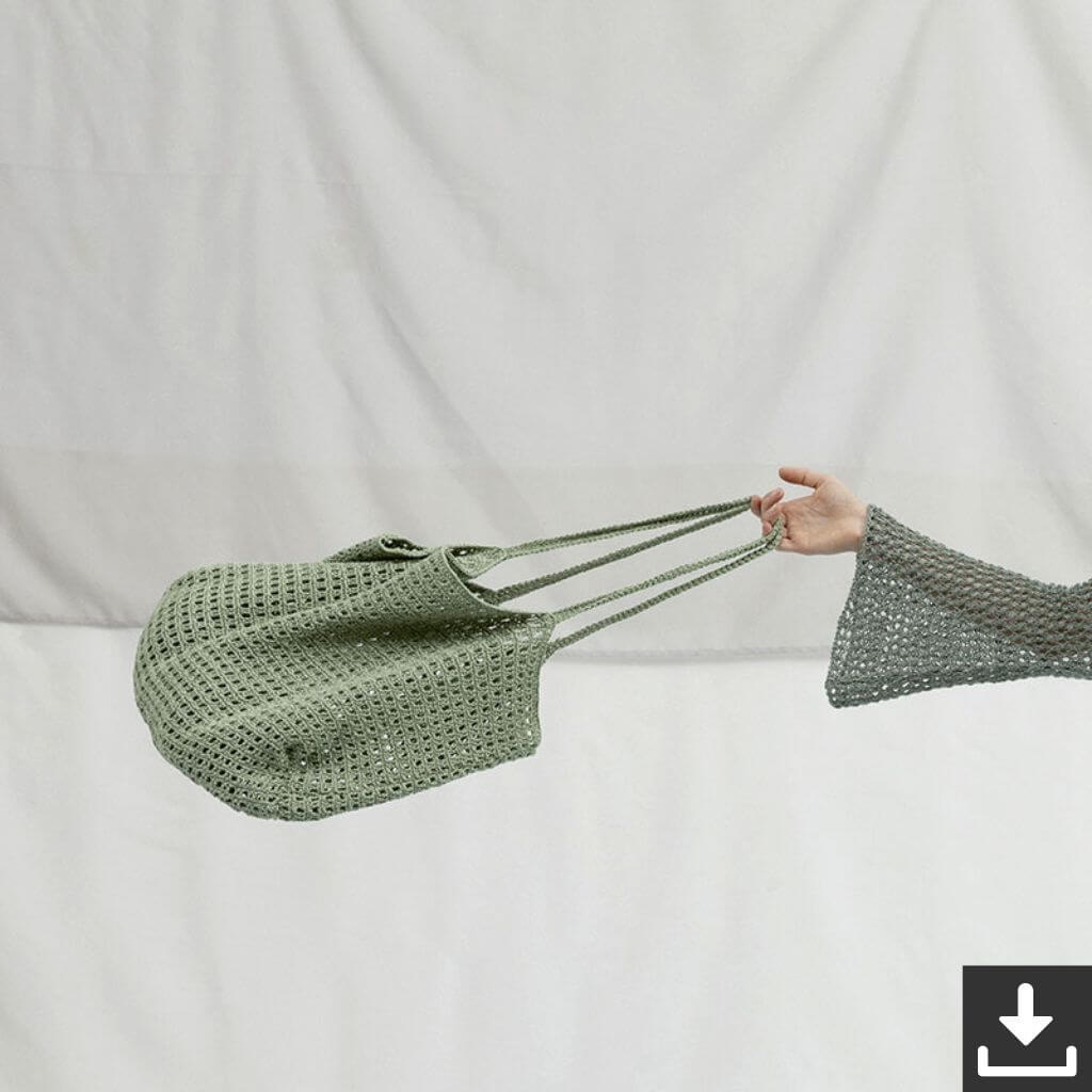 Lang Yarns Tasche mit kurzen Trägern Häkelanleitung - Lang Yarns (PDF) bei bei bei bei Lieblingsgarn