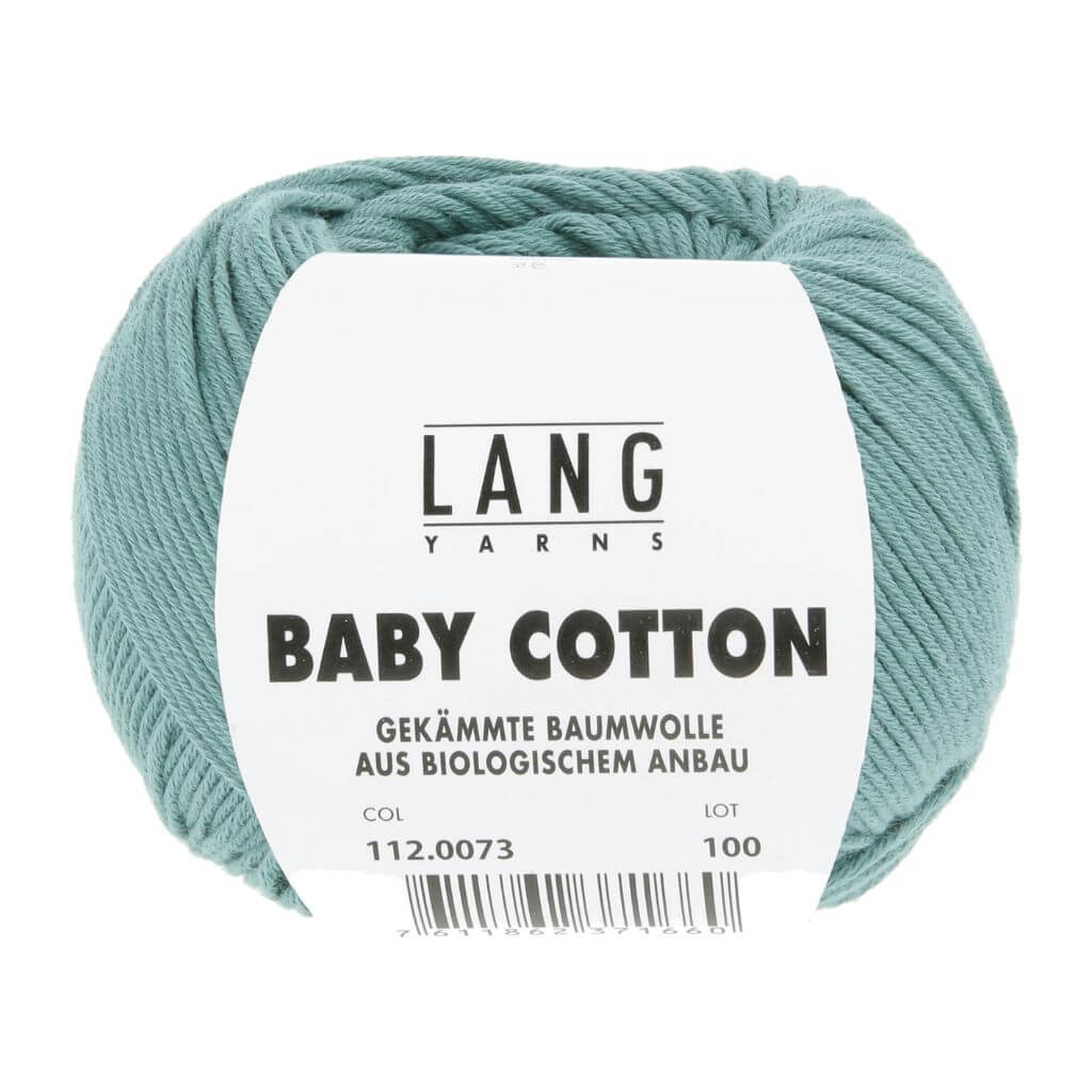Lang Yarns Baby Cotton 50g, Farbe 073 Jade – Baumwolle bei Lieblingsgarn
