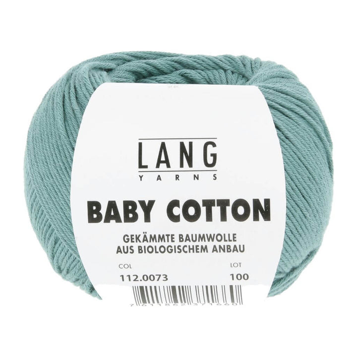 Lang Yarns Baby Cotton 50g, Farbe 073 Jade – Baumwolle bei Lieblingsgarn