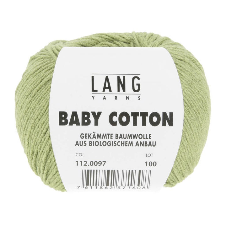 Lang Yarns Baby Cotton 50g, Farbe 097 Olive Hell – Baumwolle bei Lieblingsgarn