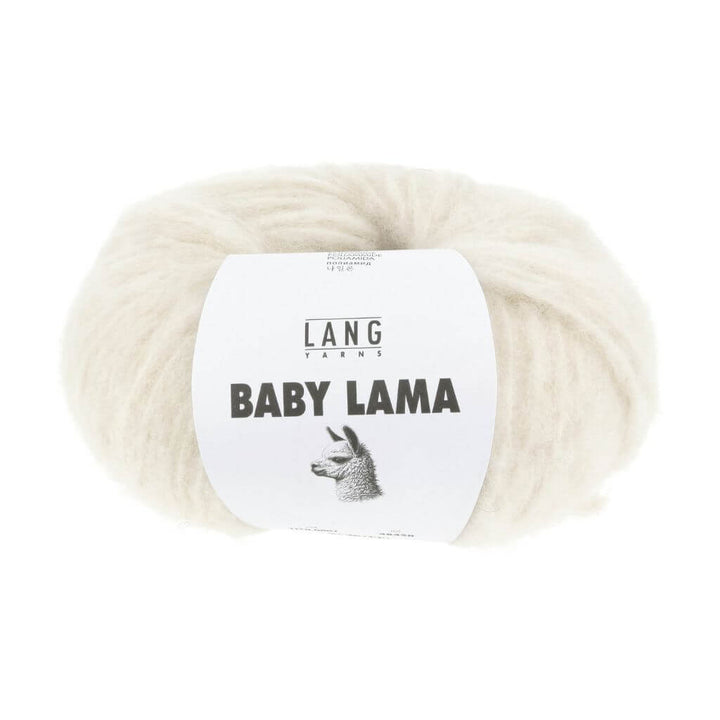 Lang Yarns Baby Lama, Farbe 001 Weiss – Lama und Synthetik bei Lieblingsgarn