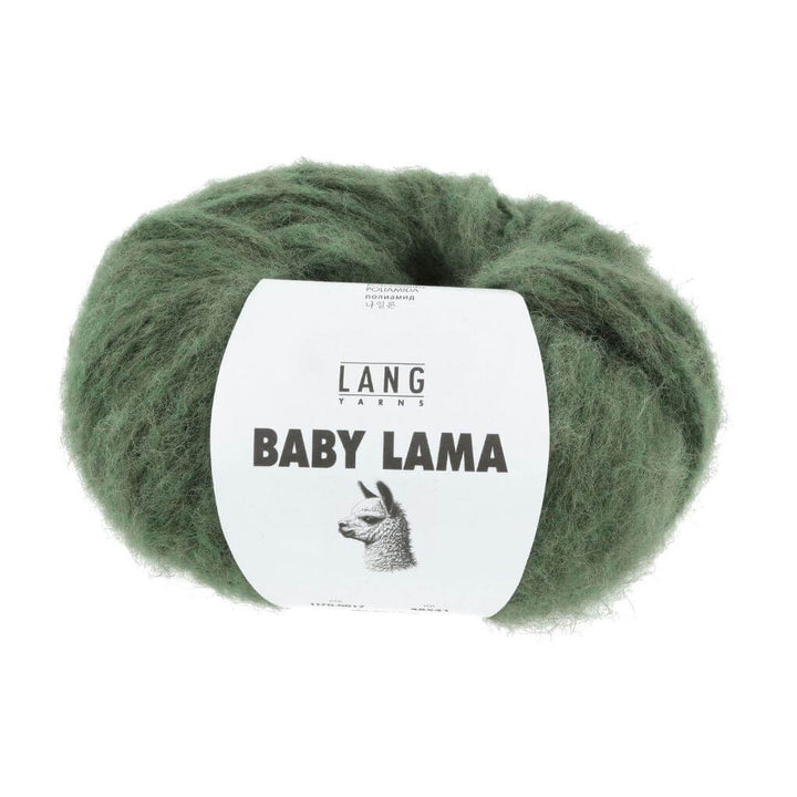 Lang Yarns Baby Lama, Farbe 017 Grün – Lama und Synthetik bei Lieblingsgarn